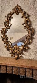 Specchio cornice legno