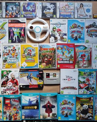 Giochi Nintendo Super NES, Wii, Wii U, DS, 3DS