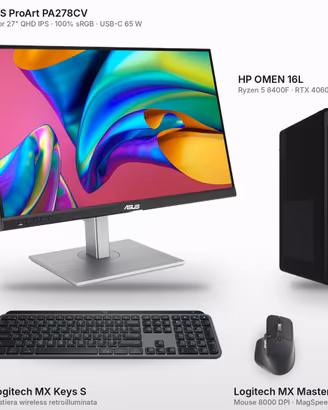 Postazione Desktop Completa Alte Prestazioni