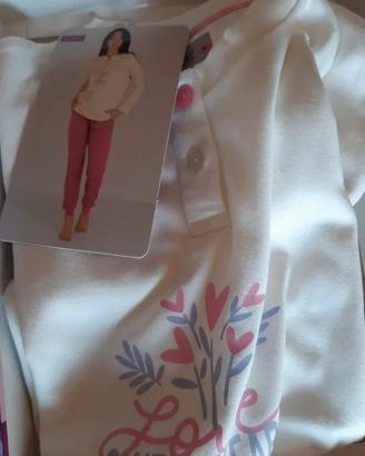 Pigiama donna cotone caldo tg m