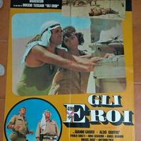 Gli Eroi 1973 Poster Manifesto Duccio Tessari Film