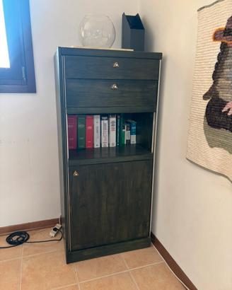 Mobiletto studio verde