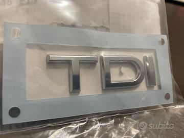 Scritta Logo TDI originale Audi