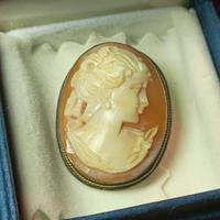 antico cameo gioiello argento spilla ciondolo