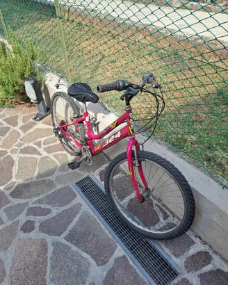 bicicletta da bambina rosa