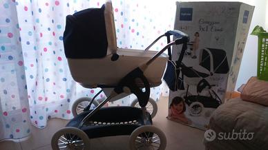 Smoby - Carrozzina Inglesina, Colore Blu