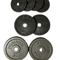 8 dischi da manubrio o bilanciere