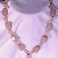Collana quarzo rosa