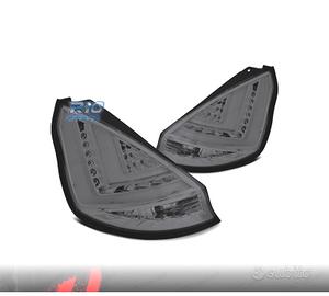 FANALI FORD FIESTA MK7 08-12 LIGHT BAR FONDO CROMA
