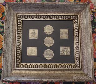 QUADRO 7 MEDAGLIE SCULTURE AR 999 /108b
