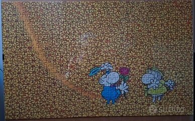 4 puzzle mordillo diversi formati montati