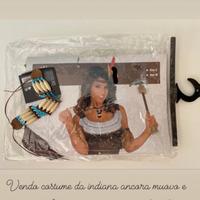 Costume di carnevale da indiana nuovo.