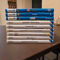 Lotto 9 videogiochi per Nintendo Wii/Wii U