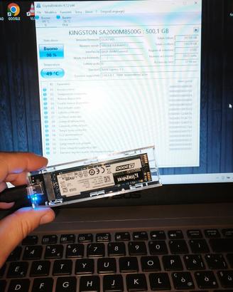 SSD NVME M.2 500GB KINGSTON LEGGI ANNUNCIO 