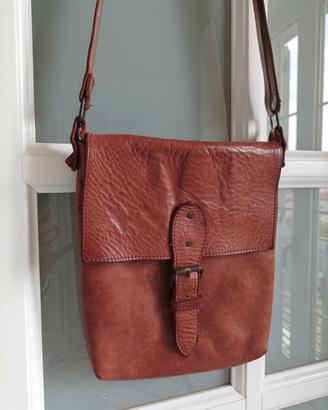 tracolla borsello made in Italy in vera pelle 