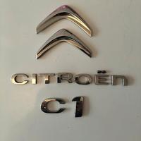 Logo+Scritta portellone posteriore Citroen C1