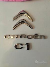 Logo+Scritta portellone posteriore Citroen C1