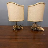 Coppia lampade vintage 