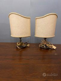 Coppia lampade vintage 
