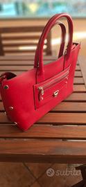 Borsa rossa in pelle artigianale 