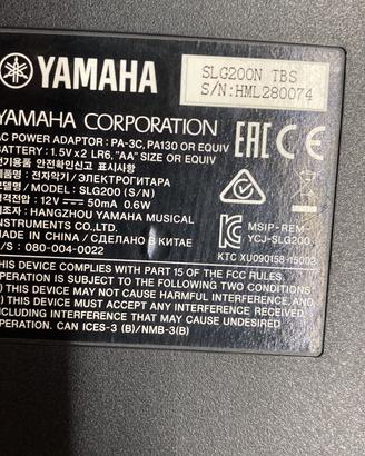 Chitarra silent YAMAHA SGN200N
