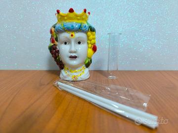 🔴 Profumatore Testa di Moro colorata