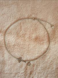 Guess, collana placcata argento