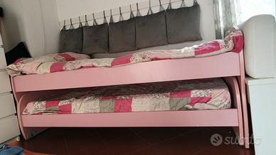 Doppio Letto Estraibile cameretta bambine/ragazze