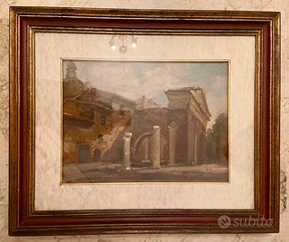 Quadro olio su tela. Rinaldo Caressa.