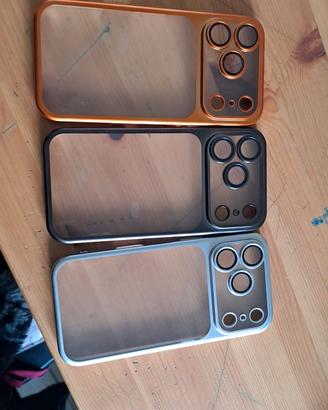 Cover Rigida iPhone 17 Pro Trasparente con Bordi C