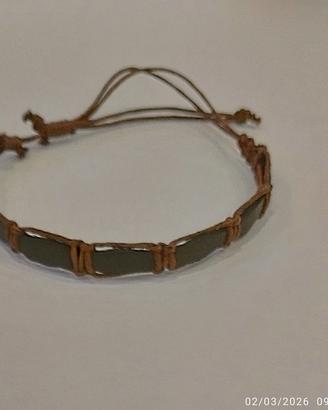 bracciale in cuoio
