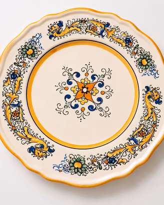 Piatto ceramica Deruta dipinto Ø 25 cm