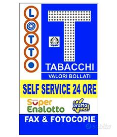 Tabaccheria lotto 10&lotto gratta vinci self 24