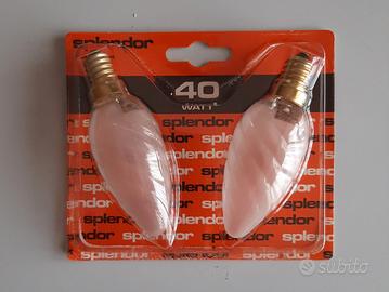 20 pz lampadine torciglione smerigliata 40 watt 