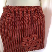 Borsa uncinetto Ruggine 