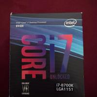 Processore Intel I7 8700K