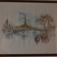 Quadro Bernadette Voz paesaggio di Parigi