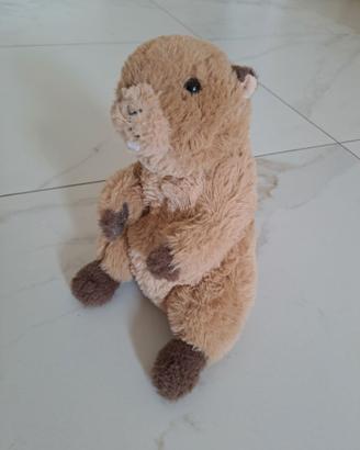 Peluche a forma di castoro