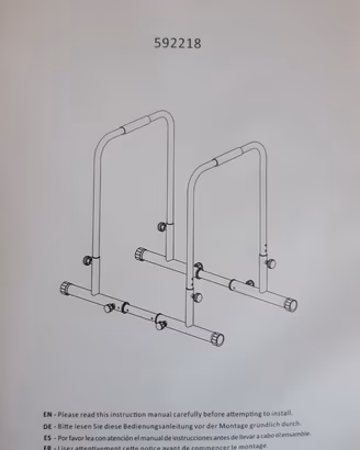 Parallele da Calisthenics / Dip – Modello Versatil