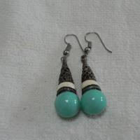 ORECCHINI CON PIETRE AZZURRE