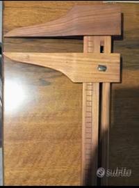 Calibro in legno vintage 42x22 cm