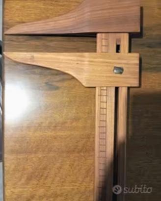Calibro in legno vintage 42x22 cm