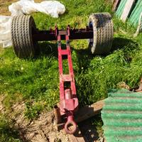 timone per carro con ruote ex avio