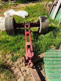 timone per carro con ruote ex avio