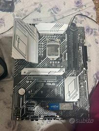 Scheda madre prime Z590-P più ssd 500 gb