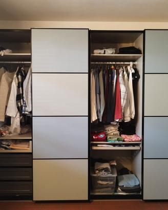 Armadio IKEA PAX 4 ante scorrevoli accessoriato