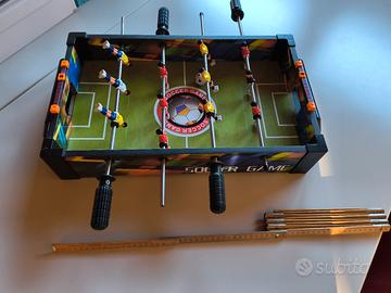 calcetto balilla da tavolo