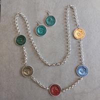 Collana e orecchini home made capsule 