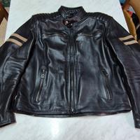 giacca moto pelle uomo