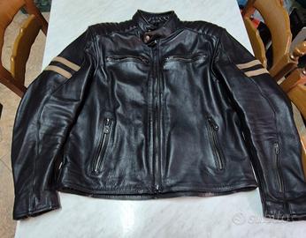 giacca moto pelle uomo